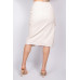 Faux Leather High-rise Cargo Skirt