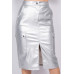 Faux Leather High-rise Cargo Skirt