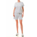 Air Cotton Monochrome Tee And Shorts Set