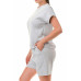 Air Cotton Monochrome Tee And Shorts Set