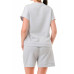 Air Cotton Monochrome Tee And Shorts Set