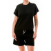 Air Cotton Monochrome Tee And Shorts Set