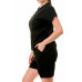 Air Cotton Monochrome Tee And Shorts Set