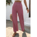 Textured Wide Leg Palazzo Pants