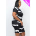 Plus Size Tie-dye Print Bodycon Dress