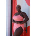 Plus Size Crop Cami & Split Thigh Maxi Skirt Set