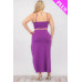 Plus Size Crop Cami & Split Thigh Maxi Skirt Set