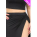 Plus Size Crop Cami & Split Thigh Maxi Skirt Set