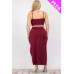 Plus Size Crop Cami & Split Thigh Maxi Skirt Set