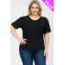 Plus Size Basic Short Sleeve T-shirt