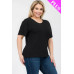 Plus Size Basic Short Sleeve T-shirt