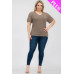 Plus Size Basic Short Sleeve T-shirt