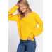 Long Slv Double V-neck Sweater