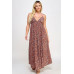 Floral Maxi Dress With Tie Back
