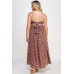 Floral Maxi Dress With Tie Back