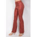 Sequined Fit & Flare Midrise Pants
