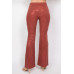 Sequined Fit & Flare Midrise Pants