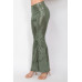 Sequined Fit & Flare Midrise Pants