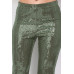 Sequined Fit & Flare Midrise Pants