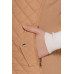 Suede Piping Quilted Padding Vest