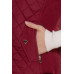 Suede Piping Quilted Padding Vest