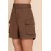 Belted Cargo Shorts