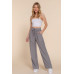 Elastic Waist Tencel Long Pants