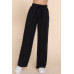 Elastic Waist Tencel Long Pants