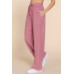 Elastic Waist Tencel Long Pants