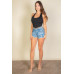 Tank Bandana Hem Square Neck Top