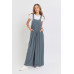 Adjustable Strap Overall Wide Leg Jumpsuit