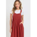Adjustable Strap Overall Wide Leg Jumpsuit
