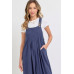 Adjustable Strap Overall Wide Leg Jumpsuit