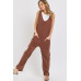 Mineral Washed Summer Jumpsuit