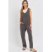 Mineral Washed Summer Jumpsuit