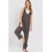 Mineral Washed Summer Jumpsuit