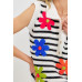 Flower Patch Stripe Knit Top