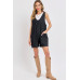 Summer Denim Overall Romper