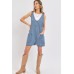Summer Denim Overall Romper