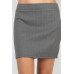 Mid-rise Herringbone Mini Skirt