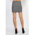 Mid-rise Herringbone Mini Skirt