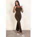 Ribbed sleeveless wide leg jumpsuit