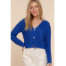 Long slv v-neck sweater cardigan