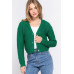 Long slv v-neck sweater cardigan