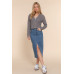 Long slv v-neck sweater cardigan