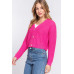 Long slv v-neck sweater cardigan