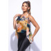 Open Back Cowl Neck Top