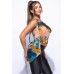 Open Back Cowl Neck Top