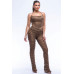 Halter Top Ruched Pants Set