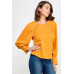 Raglan Long Sleeve Top With Back Neck Tie